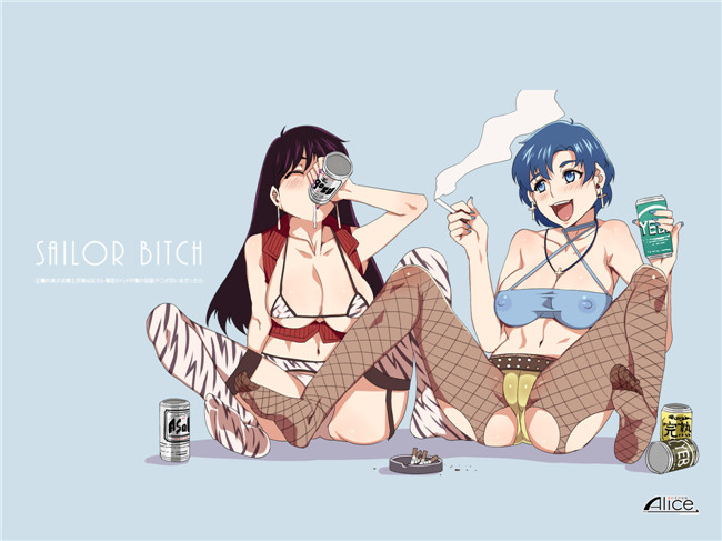 里番全彩漫画本子:(水龍敬)水手母狗-正義の美少女戦士が実は友カレ寝取りハメ中毒の低脳チ○ポ狂い女だったら