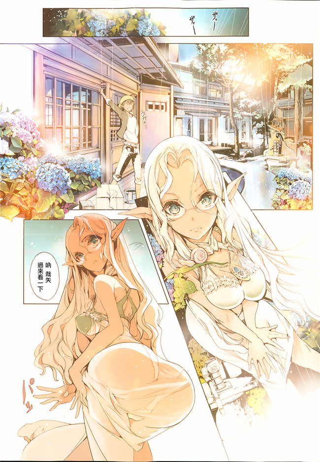 [袁藤沖人]日本邪恶漫画本子之エルフの嫁入り