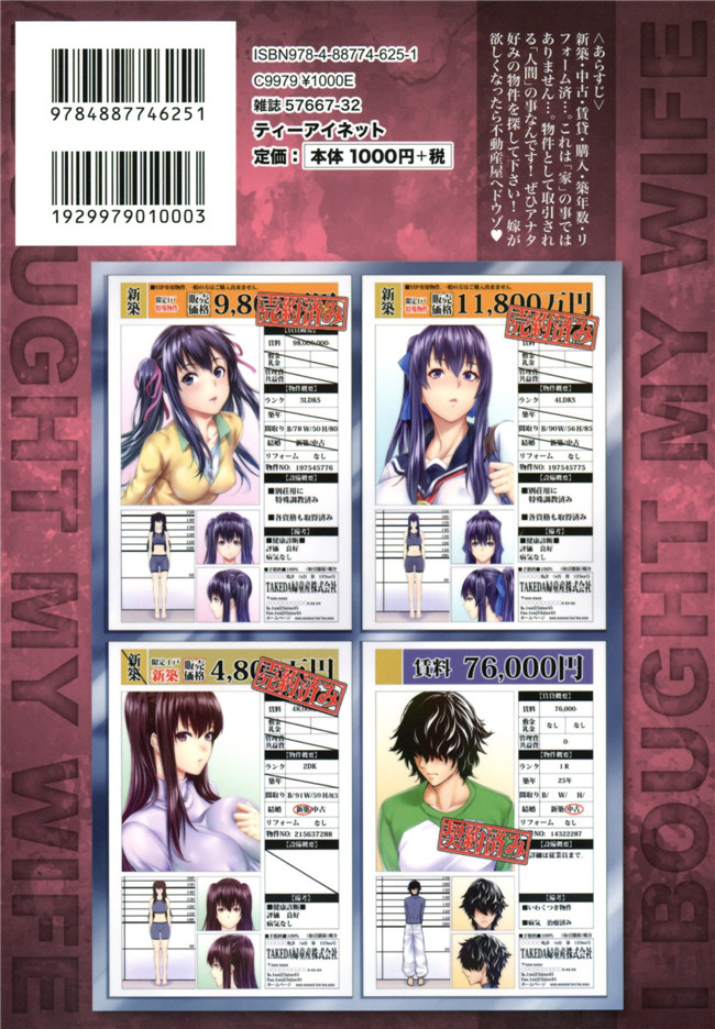 工口邪恶少女漫画之嫁 購入しました 嫁 新娘物件購入～不動產物語-肉番本子