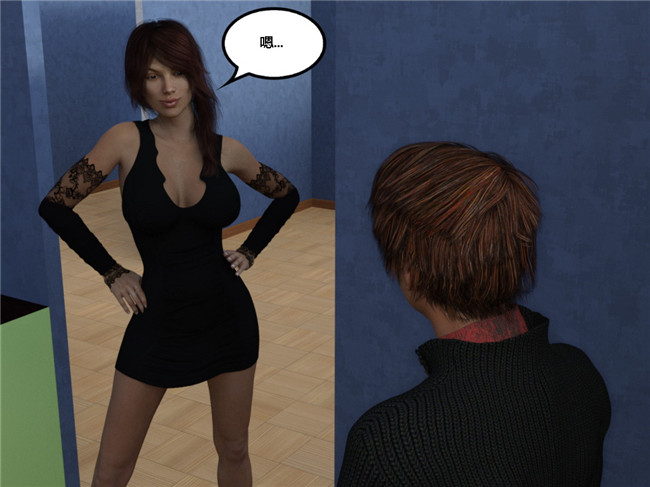 欧美3D全彩工口邪恶少女漫画之全家族都是那么的开放 下