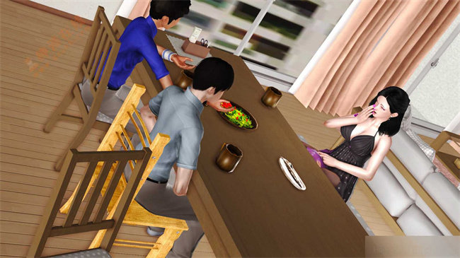 [3D]剧情口工漫画之02前篇-喜欢裸露的妈妈