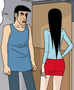 卡列漫画之前妻的