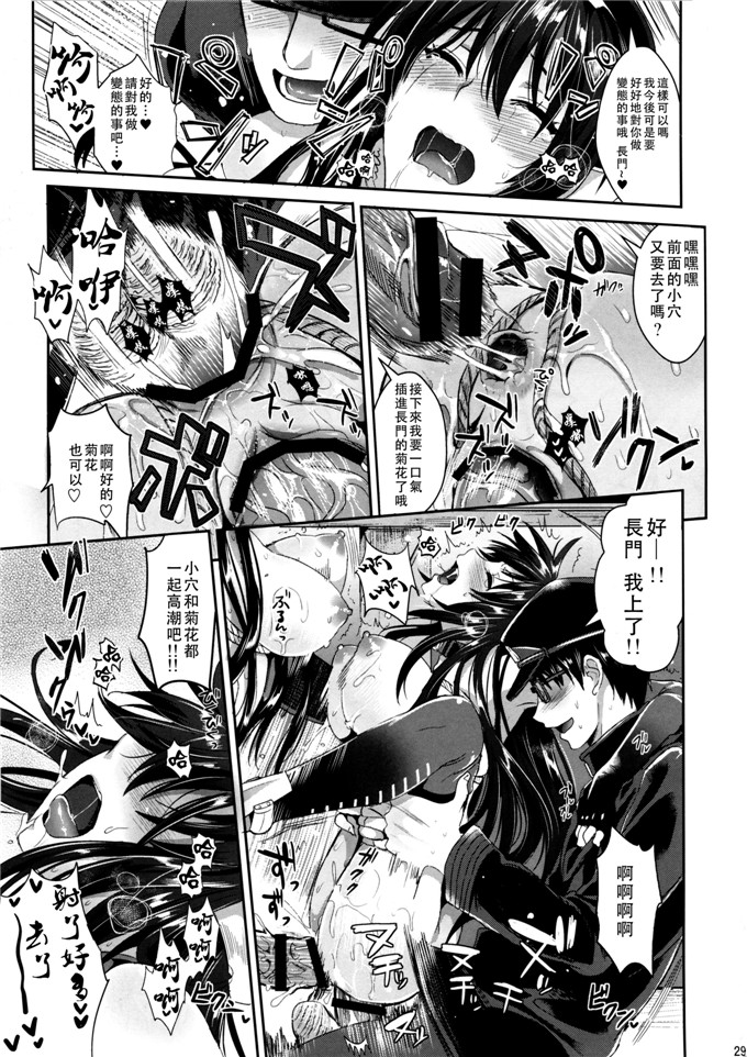 里番漫画之大和酱本子(C87)(小島紗, Lazu)]戦艦長門と変態提督