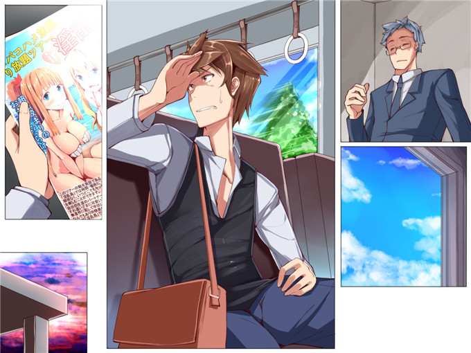 日本少女漫画之夏美和冬美动车全彩h本子[エクセシオ]