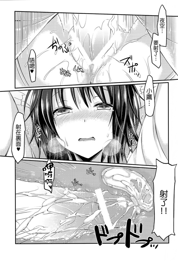 动漫本子之夜空和小鹰h本子