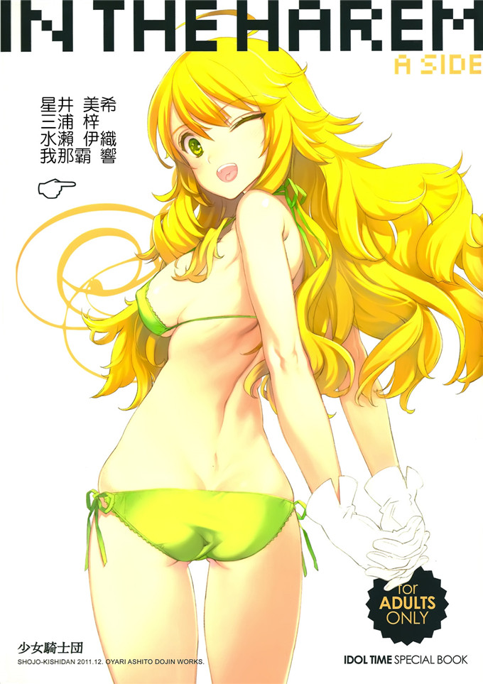 工口漫画之美希和水濑全彩h本子IN THE HAREM A SIDE