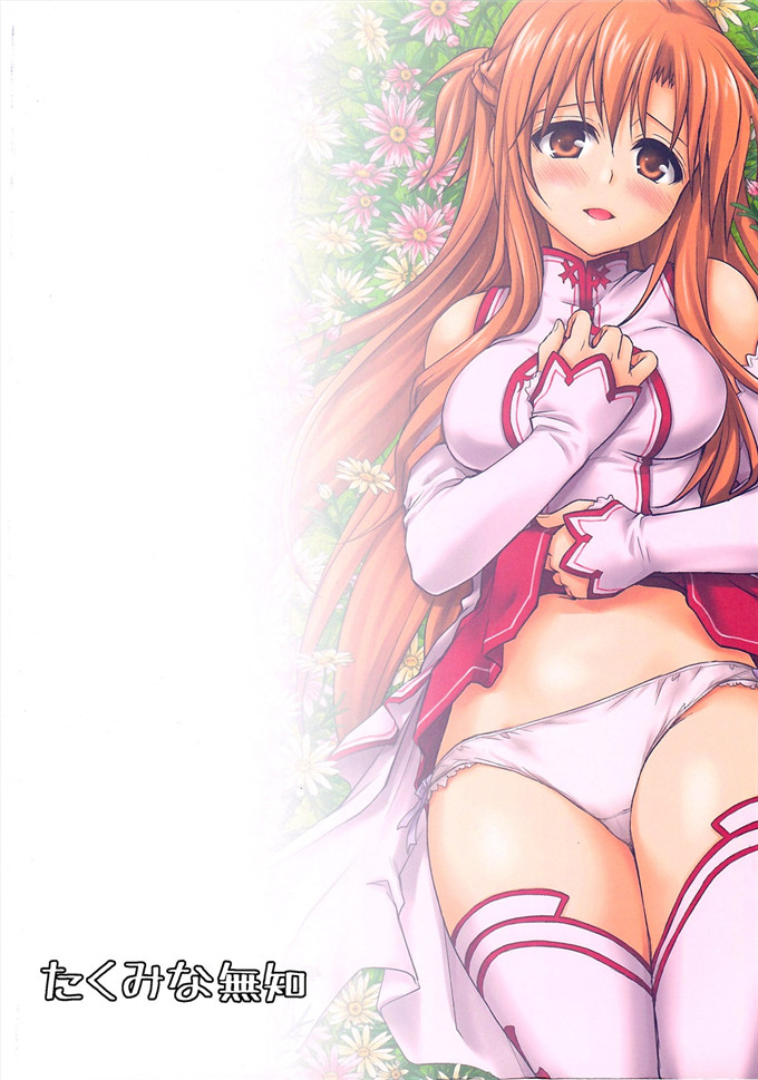 绅士漫画之刀剑神域之亚丝娜和桐人君h本子(C82)バーチャルセック