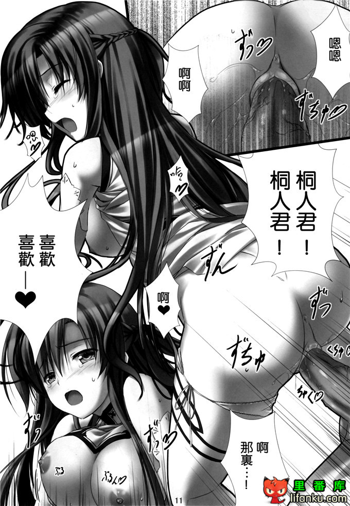 动漫本子之刀剑神域本子 亚丝娜和桐人君h本子(C82) シンコンクエスト