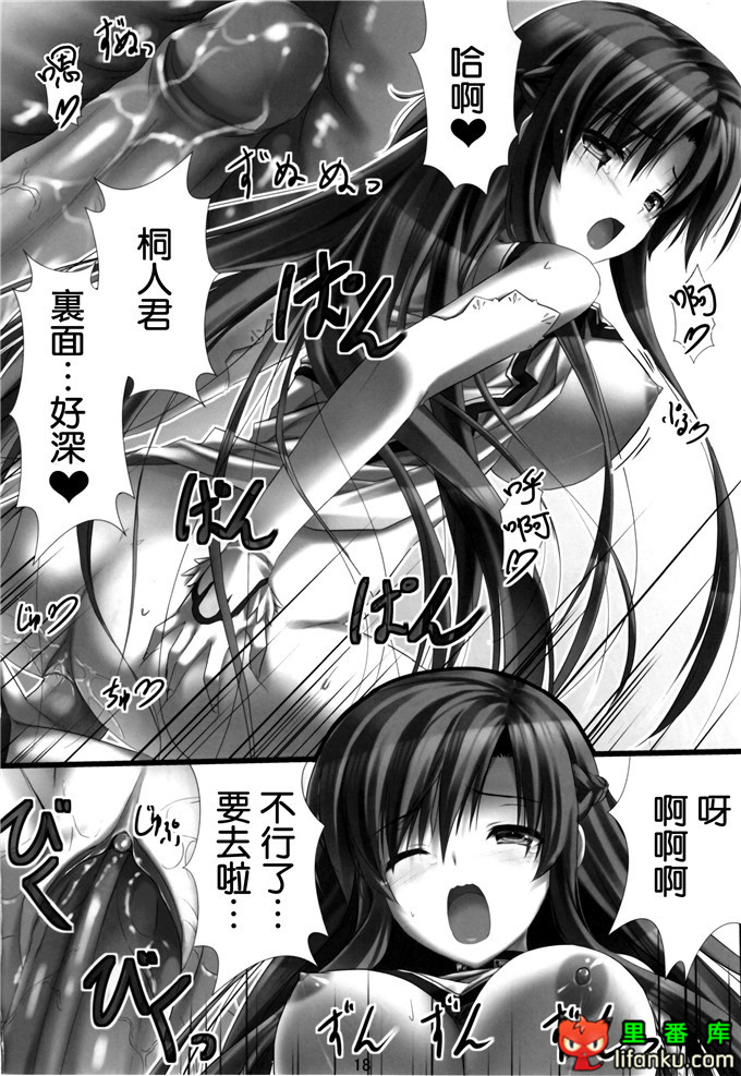 动漫本子之刀剑神域本子 亚丝娜和桐人君h本子(C82) シンコンクエスト