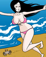 卡列漫画幸福的爱