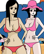 卡列漫画偷看被发